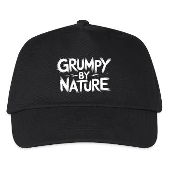 De mauvaise humeur et , laisse-moi tranquille - Casquette de baseball Enfant - noir - Devant