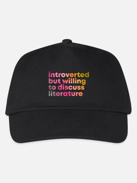 Literature Literature Literature - Kids’ Baseball Cap - black