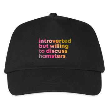 Hamster Hamster Hamster - Casquette de baseball Enfant - noir - Devant