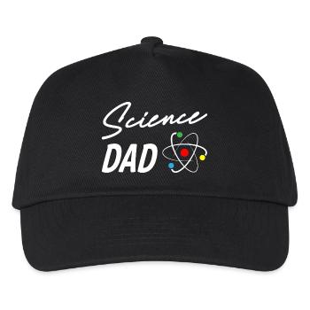 Science Dad - Kinder Basecap - Schwarz - Vorne