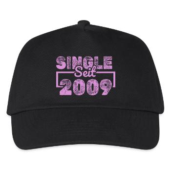 seit 2009 - Kinder Basecap - Schwarz - Vorne