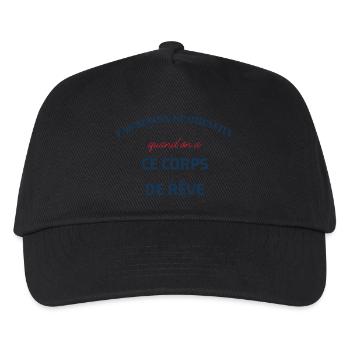 No need for hair when you have that dream body - Kids’ Baseball Cap - black - Front