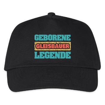 Cadeau pour les constructeurs de pistes - Casquette de baseball Enfant - noir - Devant