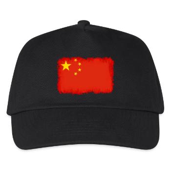 Volksrepublik China - Kinder Basecap - Schwarz - Vorne