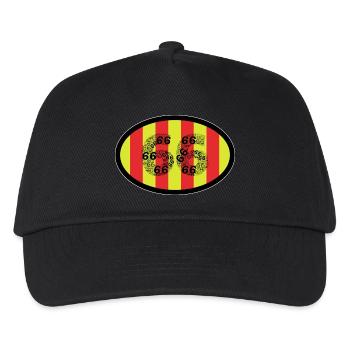 66 Ecusson Catalan - Casquette de baseball Enfant - noir - Devant