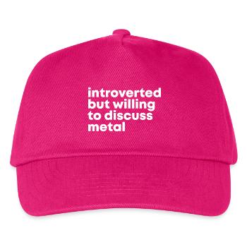 métal - Casquette de baseball Enfant - fuchsia - Devant
