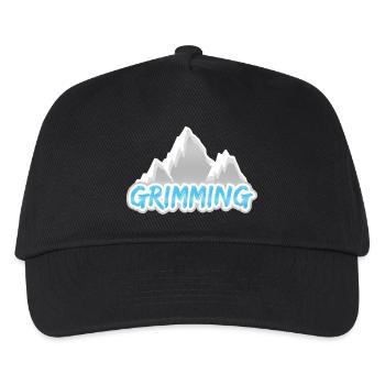 Grimming Mountain - Kids’ Baseball Cap - black - Front