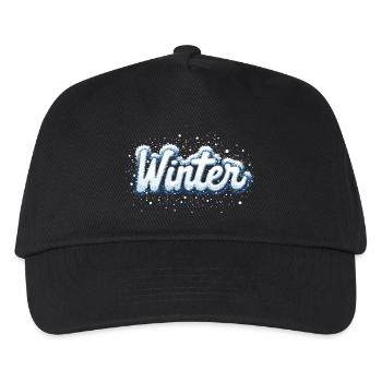 WINTER - Kinder Basecap - Schwarz - Vorne