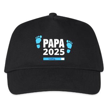 Dad 2025 Loading - Gift for Fathers-to-be - Kids’ Baseball Cap - black - Front