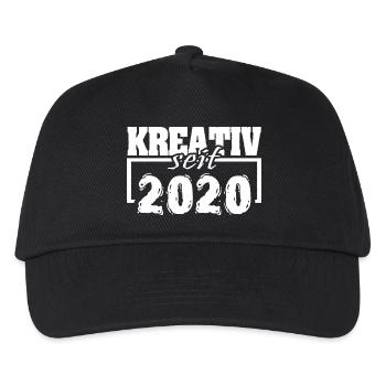 2020 - Kinder Basecap - Schwarz - Vorne