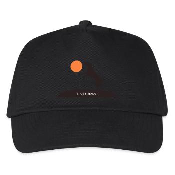 DOG'S, TRUE FRIENDS - Kids’ Baseball Cap - black - Front