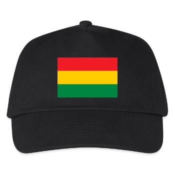 Drapeau des racines rastafari reggae rasta jah - Casquette de baseball Enfant - noir - Devant