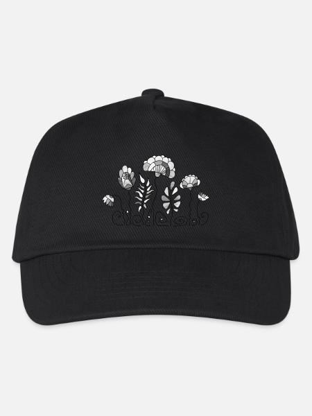 Fleur - Casquette de baseball Enfant - noir