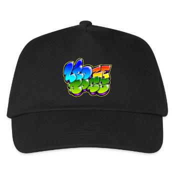 Leo Zeboss Graffiti Name - Kinder Basecap - Schwarz - Vorne