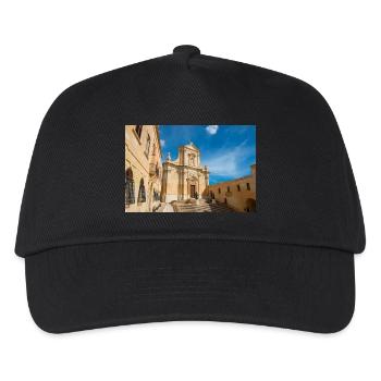 Gozo Kathedrale der Himmelfahrt Malta - Kinder Basecap - Schwarz - Vorne