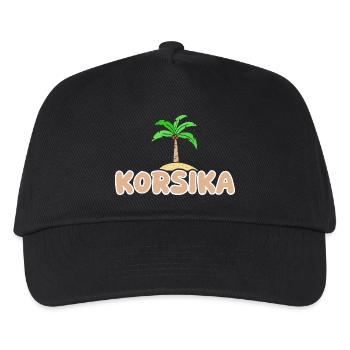 Korsika - Kinder Basecap - Schwarz - Vorne