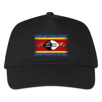 Eswatini - Kinder Basecap - Schwarz - Vorne