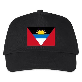 Antigua and Barbuda - Kids’ Baseball Cap - black - Front