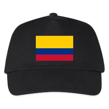 Colombie - Casquette de baseball Enfant - noir - Devant