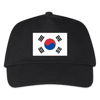 South Korea - Kids’ Baseball Cap - black - Front