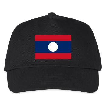 Laos - Kinder Basecap - Schwarz - Vorne