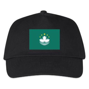 Macao, RAS - Casquette de baseball Enfant - noir - Devant