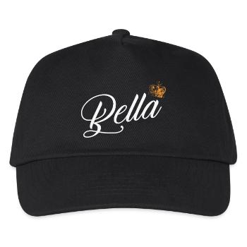 Bella Name für Frauen Kinder Kleinkinder - Bella Custom - Kinder Basecap - Schwarz - Vorne