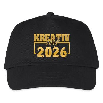 2026 - Kinder Basecap - Schwarz - Vorne