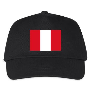 Peru - Kinder Basecap - Schwarz - Vorne