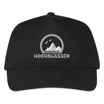 Trekking Hochblassen - Kinder Basecap - Schwarz - Vorne