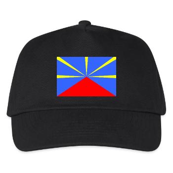 Réunion - Kids’ Baseball Cap - black - Front