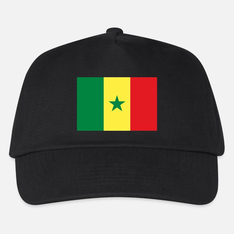 Sénégal - Casquette de baseball Enfant - noir