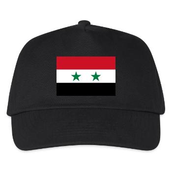 Syrien - Kinder Basecap - Schwarz - Vorne