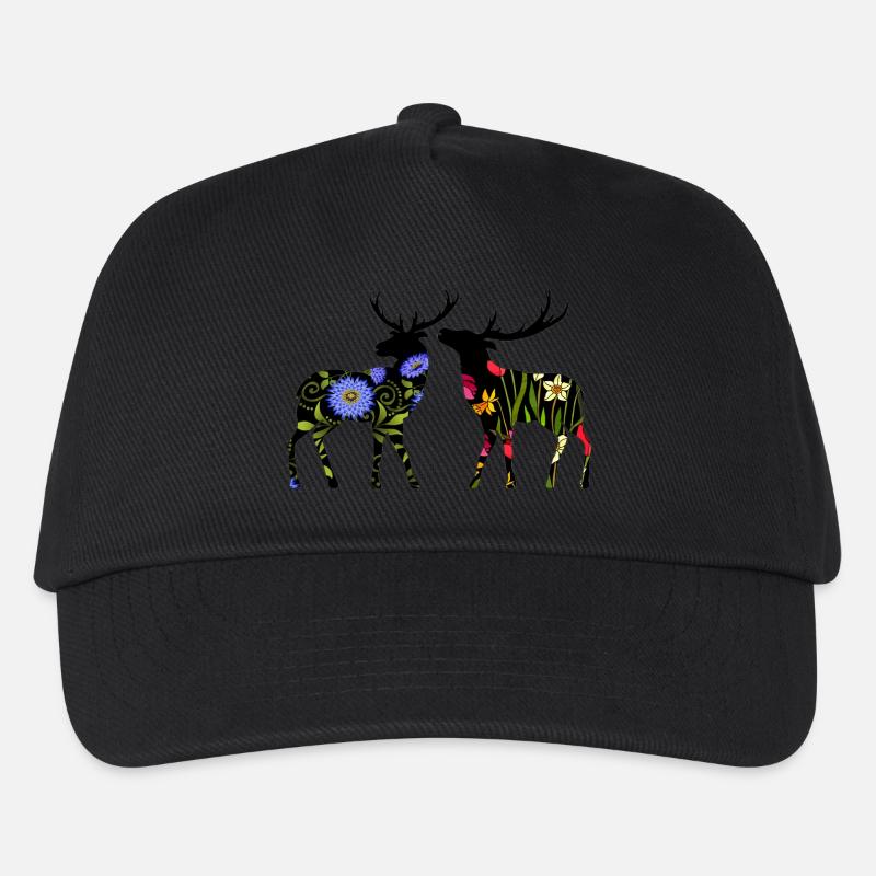 Hirsch - Kinder Basecap - Schwarz