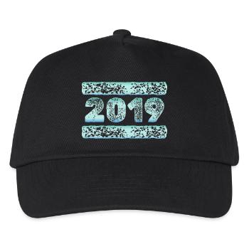 2019 - Kinder Basecap - Schwarz - Vorne