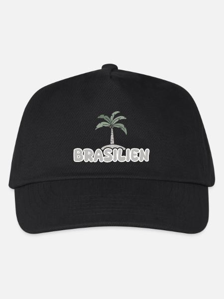 Brasilien Brasilien - Kinder Basecap - Schwarz