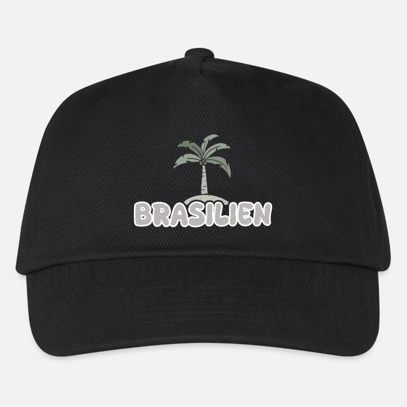 Brasilien Brasilien - Kinder Basecap - Schwarz