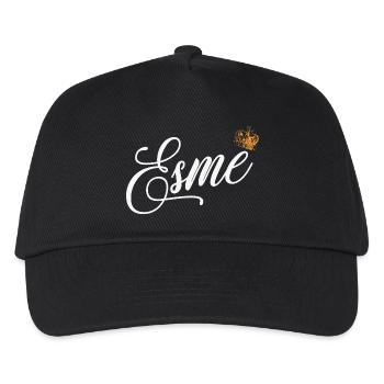 Esme Benutzerdefinierter Name für Frauen Kinder Kleinkinder - Esme - Kinder Basecap - Schwarz - Vorne