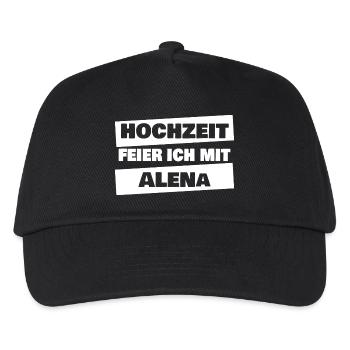 Enterrement de vie de garçon Alena - Casquette de baseball Enfant - noir - Devant