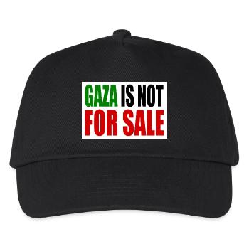 gaza is not for sale - Kids’ Baseball Cap - black - Front