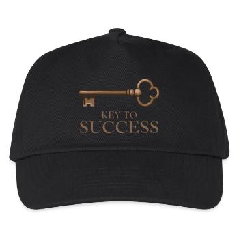 LA CLÉ DU SUCCÈS - Casquette de baseball Enfant - noir - Devant