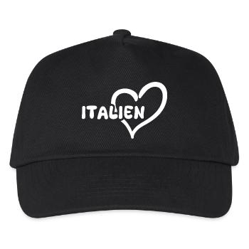Italien Italien - Kinder Basecap - Schwarz - Vorne