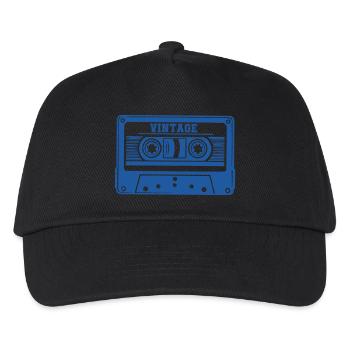 Audio cassette vintage - Kids’ Baseball Cap - black - Front