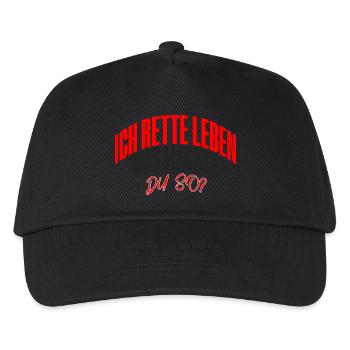 Lustiges Design für Krankenschwester T-Shirt - Kinder Basecap - Schwarz - Vorne