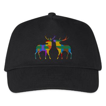 Deer - Kids’ Baseball Cap - black - Front
