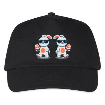 osterhase ostern 2 - Kinder Basecap - Schwarz - Vorne