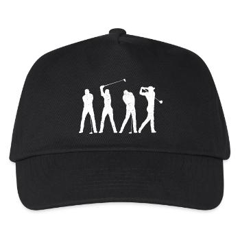 Golf Golfer Golfer Golfer Gift Retro - Kids’ Baseball Cap - black - Front
