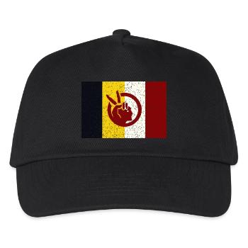 Bewegung der amerikanischen Indianer - Kinder Basecap - Schwarz - Vorne