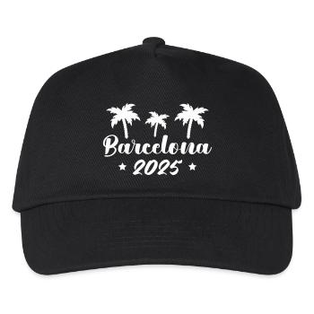 Barcelona 2025 - Kids’ Baseball Cap - black - Front