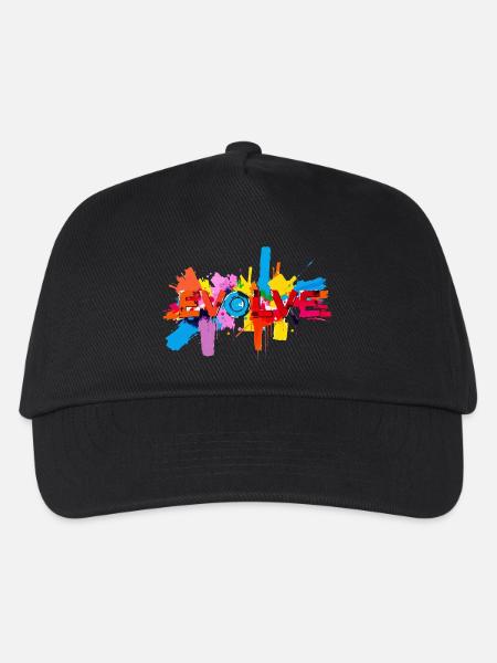 Weiterentwickeln - Kinder Basecap - Schwarz